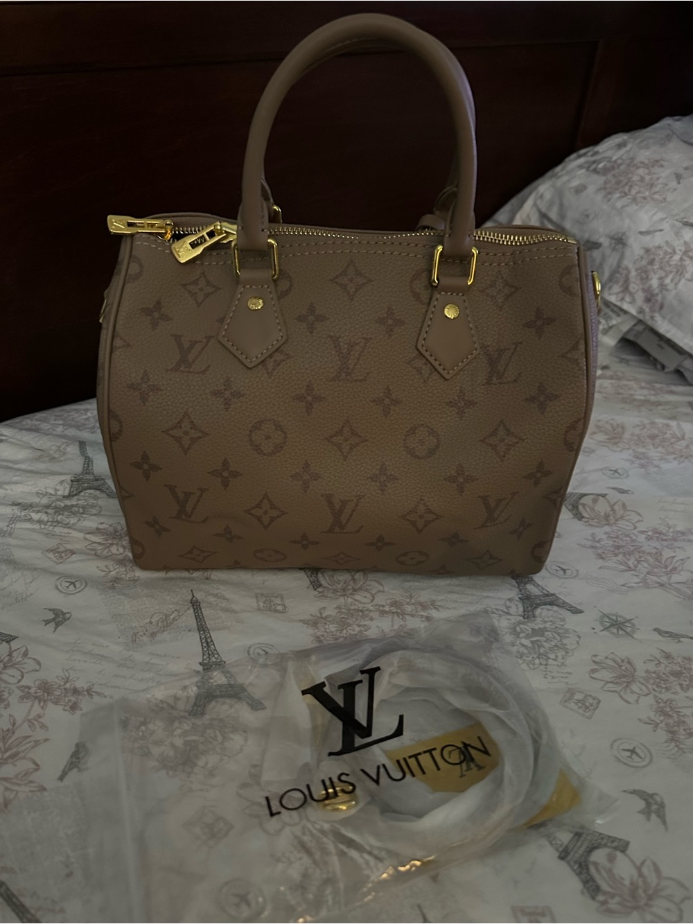 Speedy bag Taupe Monogram - Picture 2 of 6